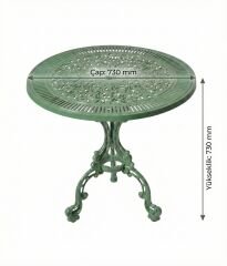 KD-T012 Masa Sandalye Takımı - 2 kişilik