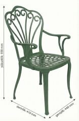 KD-T012 Masa Sandalye Takımı - 2 kişilik