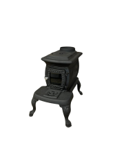 KD-1005C PİK DÖKÜM SOBA CAMLI