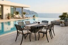 KAMPANYALI KD-T012 OVAL MASA SANDALYE TAKIMI - 6 KİŞİLİK