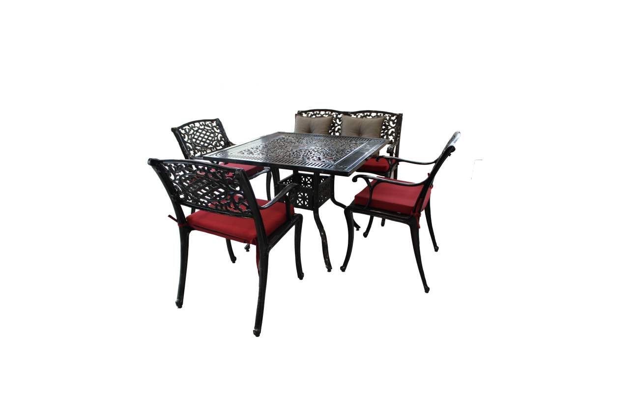 KD-T007 Masa Sandalye Takımı - 5 kişilik