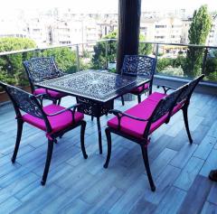 KD-T007 Masa Sandalye Takımı - 5 kişilik